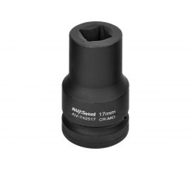 Головка ударная четырехгранная-футорка (17 мм; 1DR) AV Steel AV-742517 