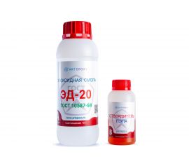 Эпоксидная смола ArtEpoxy ЭД-20 500 гр с отвердителем ПЭПА 50 гр 21620 