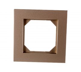 Одноместная рамка LIREGUS Эпсилон K14-245-01 E/Ch шампань 28-318 