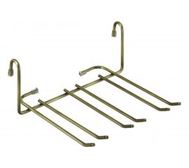 Полка для фужеров Lemax малая, длина 245 мм, ширина 210 мм, высота 105 мм, античная бронза YJ-G507 AB 