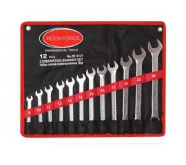Набор ключей комбинированных 8-24мм 12 предметов на полотне ROCKFORCE RF-5121 