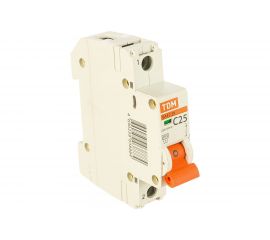 Автоматический выключатель ВА47-29 (1Р; 25 А; 4.5 кА; С) TDM SQ0206-0076 