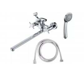 Смеситель для ванны с душем KAISER Cuatro 4-листник 58055 