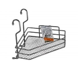 Полка для рейлинга Rosenberg 1 ярус, трапеция, с сетчатым дном RUS-280531 