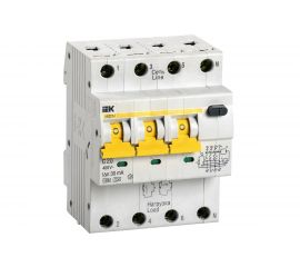 Автоматический выключатель дифф. тока IEK АВДТ 34 C20 30мА MAD22-6-020-C-30 