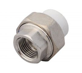 Муфта КРОСС PPRC комбинированная, под ключ, 40х1 1/4 ВР 60121 