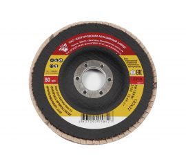 Круг лепестковый БАЗ торцевой конический (125x22 мм; Р36 (№50)) РемоКолор 45-5-513 