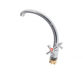 Смеситель для умывальника G-lauf с поворотным изливом 360 градусов, хромированнный KOA4-A722 