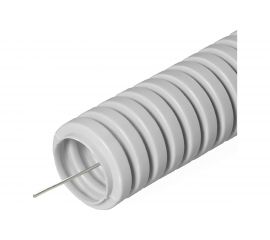 Гофрированная труба Строитель ПВХ серая д63 15м PR.036315 