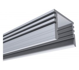 Прямой глубокий профиль APEYRON алюминиевый для светодиодной ленты, 1м. 08-09-01 