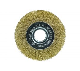 Кордщётка дисковая 100 мм, латунированная сталь 0.3 мм, посадка 22.23 мм Berger BG BG1733 