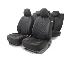 Авточехлы AUTOPROFI ALCANTARA ALC-1505 BK/GY 