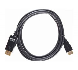Кабель-переходник VCOM DisplayPort M - HDMI M, 4K 30Hz, 1.8m CG608-1.8M 