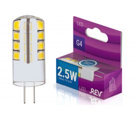 Светодиодная лампа REV JC G4, 2,5W, 4000K, 220V 32438 6 