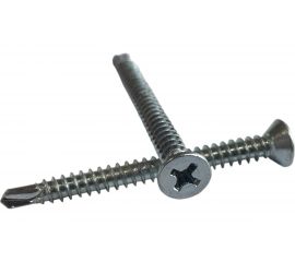 Саморез ZAMETAL 6,3х19 со сверлом и потайной головкой, DIN 7504Р, оц., 250 шт ZA082488 