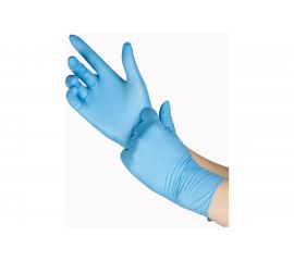 Нитриловые перчатки EcoLat голубые, 10 шт./уп., размер L 73035/L 