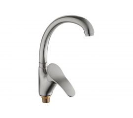 Смеситель для кухни LEDEME картридж диаметр 40 мм, с гайкой, утка L5901 89593 