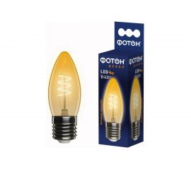 Светодиодная лампа ФОТОН LED FL B35-S 4W E27 2200К, серия ДЕКОР 23940 