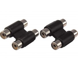 Переходник 2 гнезда REXANT RCA - RCA 2 гнезда 06-0165-A 