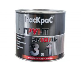 Грунт-эмаль РасКрас 3 в 1, RAL 1014 слоновая кость, банка 1,9 кг 4690417023486 