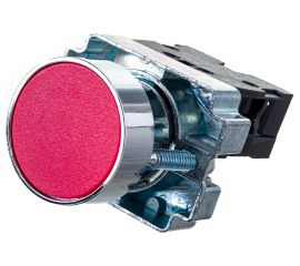 Кнопка управления ЭРА BBT61-BA-K04E LAY5-BA42 без подсветки красная 1р (НЗ), Б0045667 