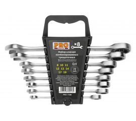 Набор комбинированных ключей STARTUL с трещоткой 8-19 мм 8 предметов PRO-7108 