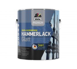 Эмаль Dufa Premium HAMMERLACK гладкая, RAL 8017 шоколад 2,5 л Н0000004960 