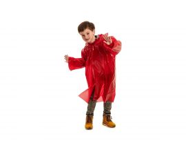 Детский дождевик-плащ СПЕЦ серия Стандарт 6, 8 лет, цвет красный, пвд ГП6-3-К 