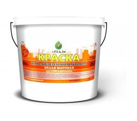 Краска для стен и потолков Ареал+ ВД-АК 0202 бак 40 кг А-007 