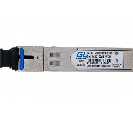 Модуль SFP GIGALINK WDM, 1Гбит/c, одно волокно SM, SC GL-OT-SG20SC1-1310-1550 