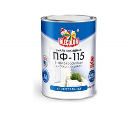 Эмаль OLECOLOR ПФ-115 зеленый, 1.8 кг 4300000194 