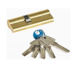 Механический цилиндр TESA T6553040L, ключ-ключ, 5 ключей, латунь 73003 
