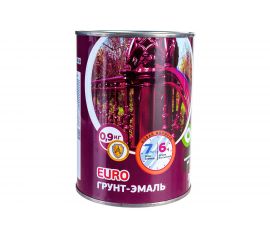 Грунт-эмаль по ржавчине OLECOLOR коричневый 8017, 0.9 кг 4300007443 