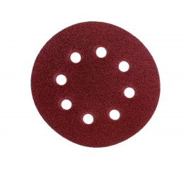 Диск абразивный на липучке 8 отверстий 125 мм, Р60, 100 шт Strong СТУ-20100060 