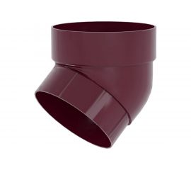 Колено трубы Grand Line 67 градусов, ПВХ GL, бордо RAL 3005 269483 