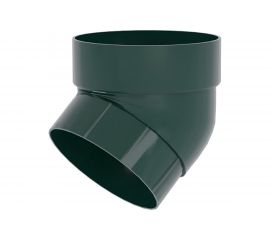 Колено трубы Grand Line 67 градусов, ПВХ GL, зеленый RAL 6005 267465 