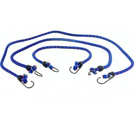 Набор резинок для крепления багажа РемоКолор 3 штуки (10мм х 0,6м; 0,9м; 1,2м) 62-5-320 