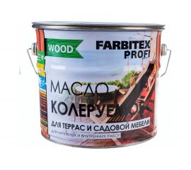 Колеруемое масло для террас и садовой мебели FARBITEX (палисандр; 3 л) 4300005110 