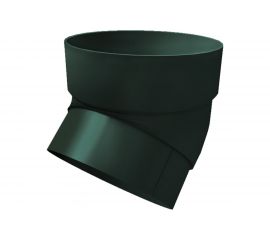 Колено трубы Grand Line 45 градусов, ПВХ GL, зеленый RAL 6005 267464 