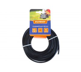 Леска черная на картонном подвесе 4 мм, 12 м, квадрат Patriot 805205128 