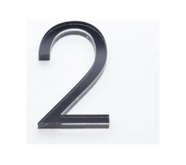 Цифра дверная 2 Brante LOFT 60 мм чёрная 150172 