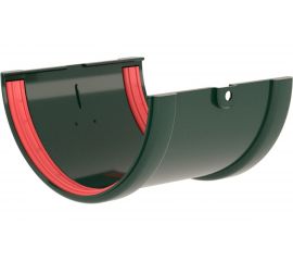 Соединитель желобов Grand Line ПВХ GL зелёный RAL 6005 267523 