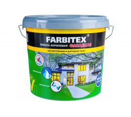 Акриловая фасадная краска Farbitex 6 кг 4300001555 