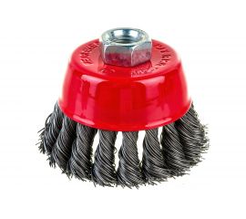 Щетка чашечная 85 мм, М14, пучки витой проволоки для УШМ INTERTOOL BT-2085 