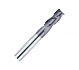 Фреза концевая цельная (8х20x60 мм; ц/х; 4Z; ВК8; TiAIN; DIN 6527) ИНСТУЛС 00001441618 