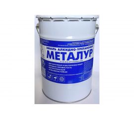 Эмаль алкидно-уретановая ЗАО Подольский завод стройматериалов МЕТАЛУР цвет серый 5 кг 2000006640048 