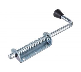 Дверная задвижка РемоКолор (оцинкованная; с пружинной; 260 мм) 70-0-152 