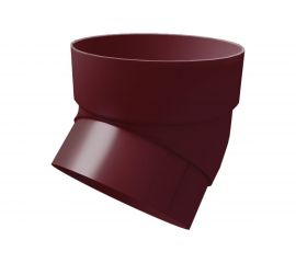 Колено трубы Grand Line 45 градусов, ПВХ GL, бордо RAL 3005 269482 