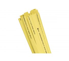 Термоусаживаемая трубка EKF, ТУТ нг 14/7 желтая, в отрезках по 1м PROxima tut-14-y-1m 