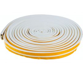 Самоклеящийся уплотнитель ZOOM Classic D (9х7.5 мм; белый; 10 м) 02-2-4-151 